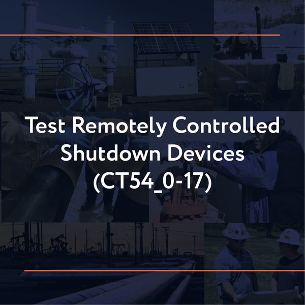 Picture of CT54_0-17: Test Remotely Controlled Shutdown Devices