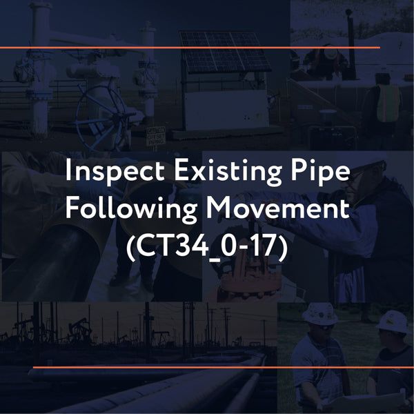 Picture of CT34_0-17: Inspect Existing Pipe Following Movement